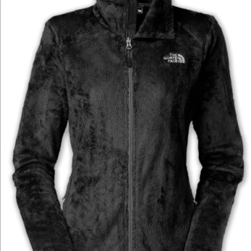 North face furry zip up